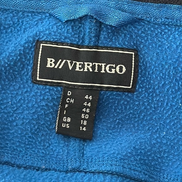 B Vertigo Women's Equestrian Fleece Zipper Lightweight Jacket in Blue Size 14 - Picture 8 of 9